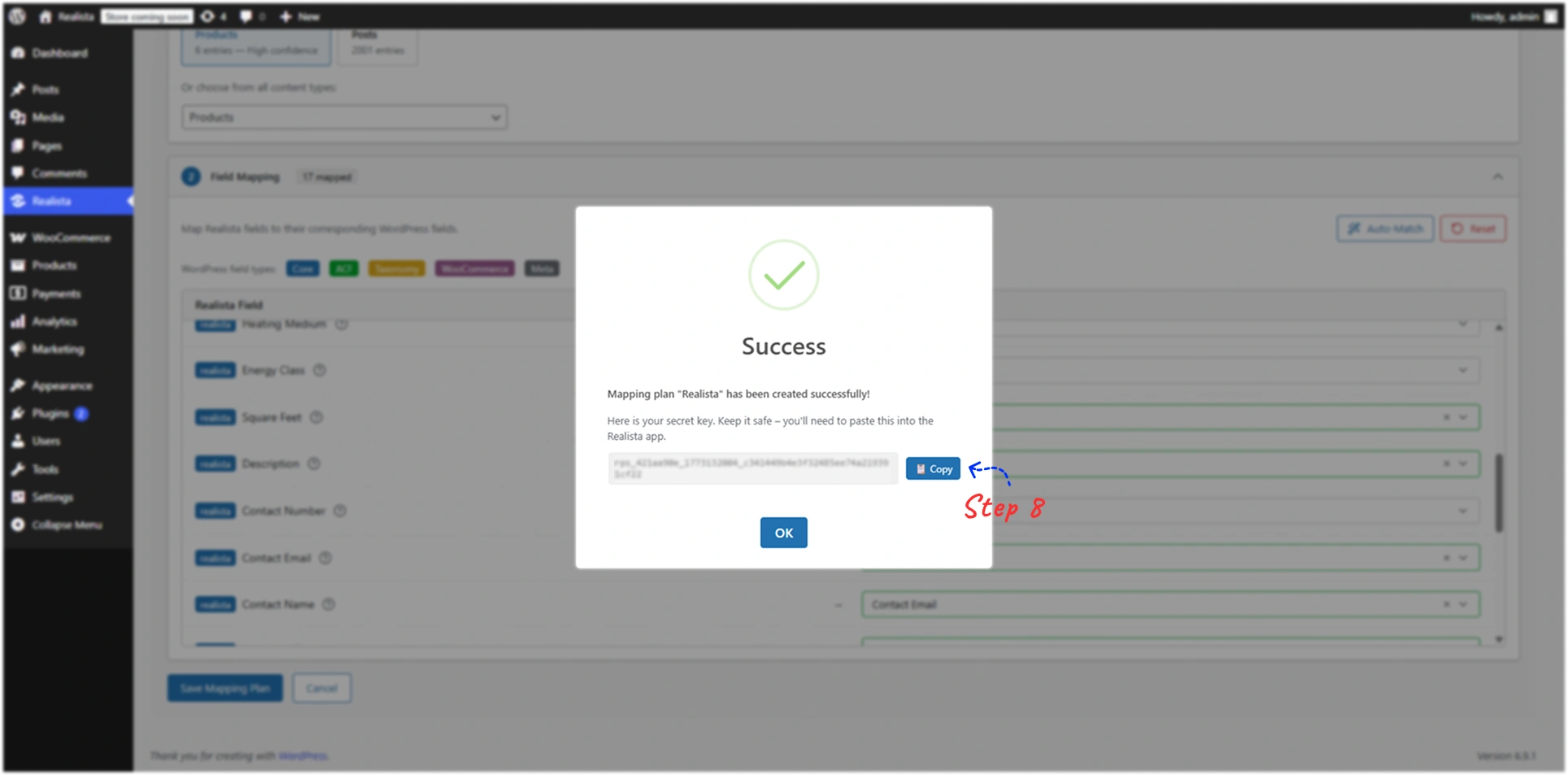 Success - Secret Key